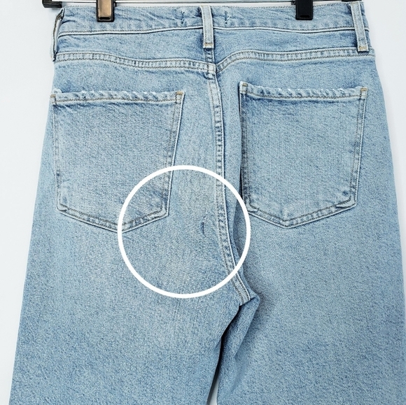 Agolde Nico High Rise Slim Jeans Cliffside Wash Denim Size 26 - Picture 11 of 12